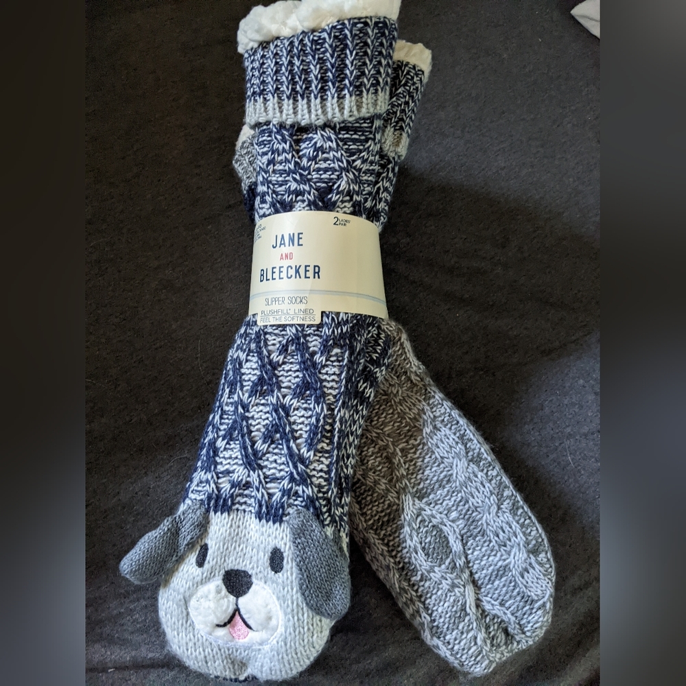 Jane and Bleecker Slipper Socks